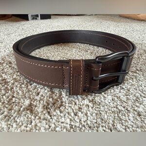 Dickies Mens Brown Leather Belt Sz 50-52 (Triple XL)